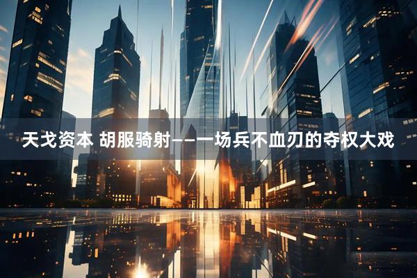 天戈资本 胡服骑射——一场兵不血刃的夺权大戏